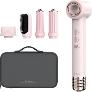 GOKOCO Secador de Cabelo 5 em 1 – Escova Secadora e Kit Modelador